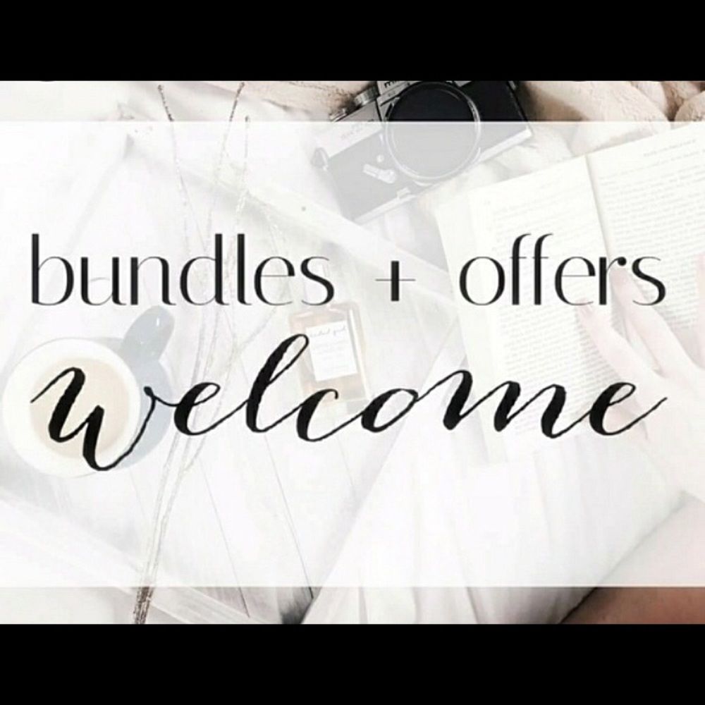 Bundles and offers are welcome!
